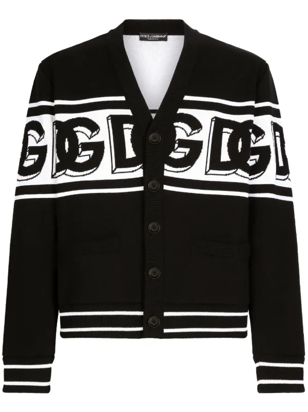 Dolce & Gabbana ロゴ カーディガン | ブラック | FARFETCH JP