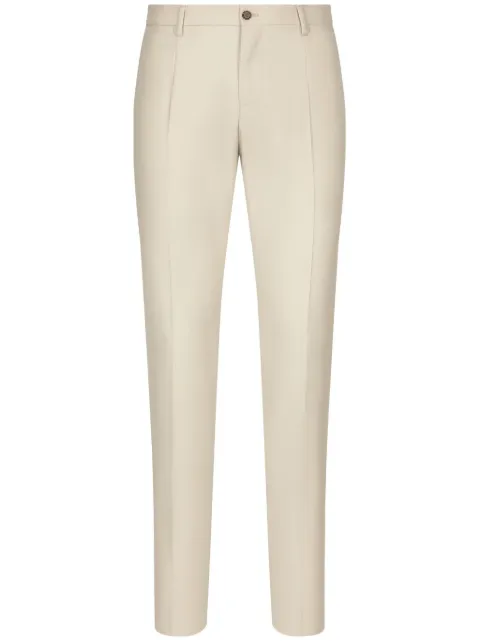 Dolce & Gabbana tailored-cut virgin wool trousers