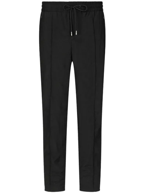 Dolce & Gabbana pants con placa del logo y cordones en la pretina