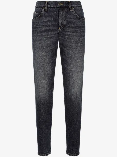 Dolce & Gabbana straight-leg cotton jeans