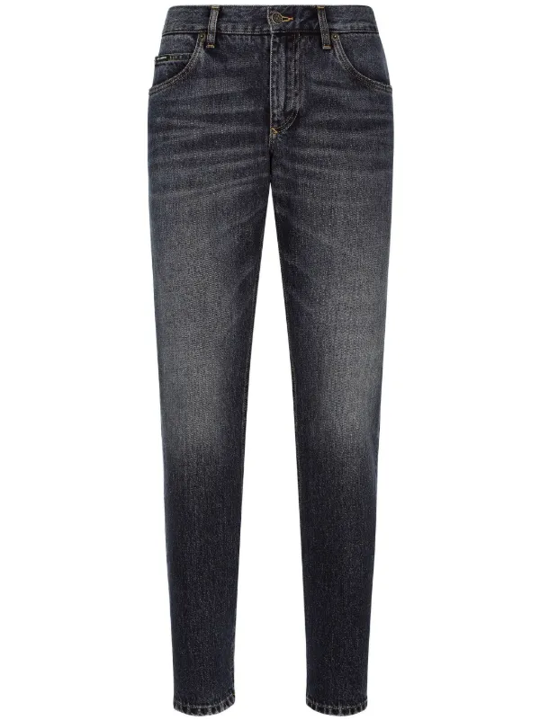 パンツ d&g dolce&gabbana 06ss straight jeans 48 DOLCE & GABBANA Classic Fit Cotton Denim Jeans | 48