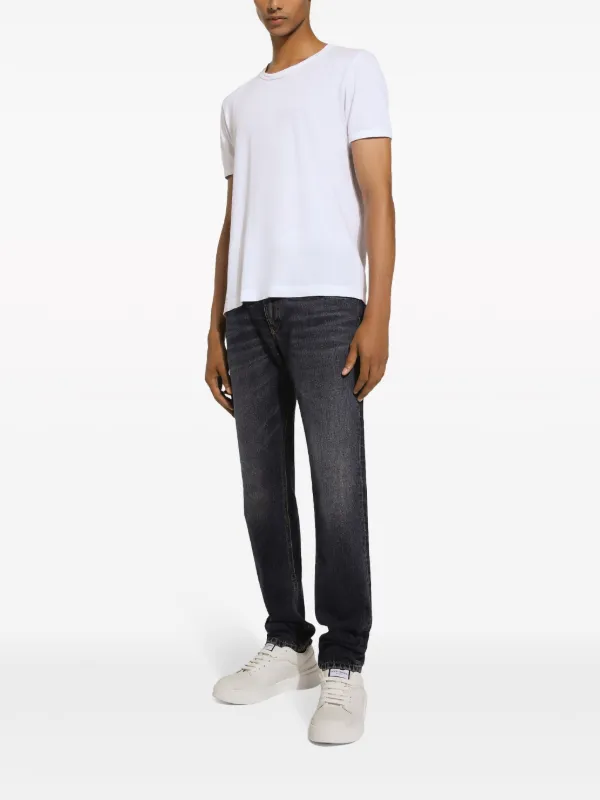 Dolce & Gabbana straight-leg Cotton Jeans | Blue | FARFETCH IN
