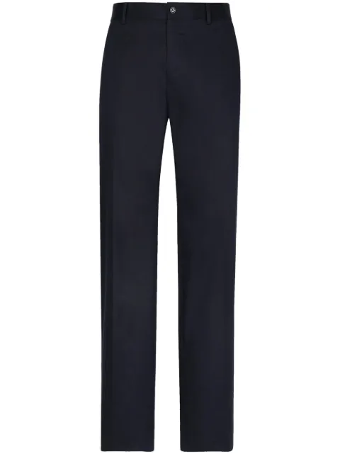Dolce & Gabbana straight-leg cotton trousers