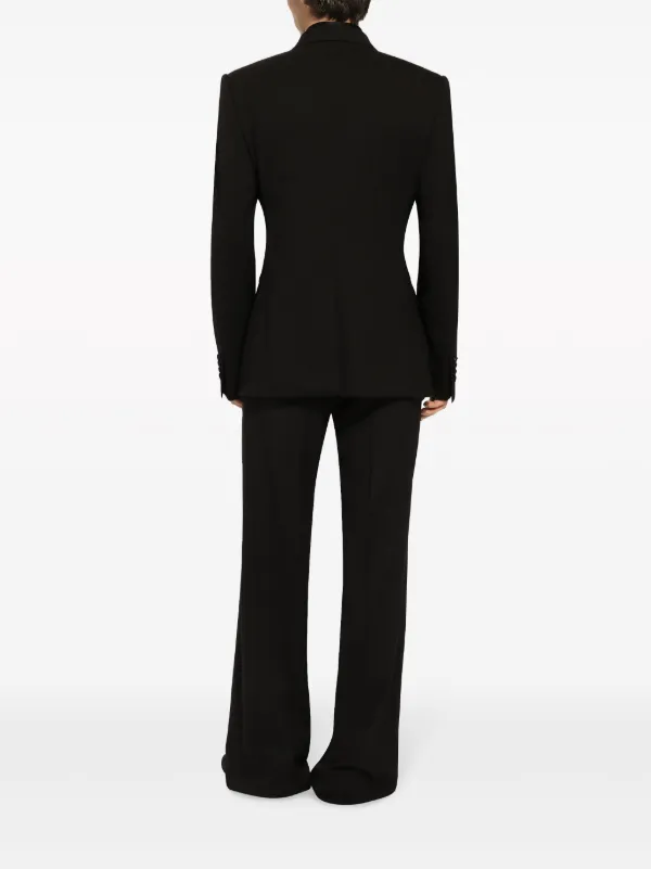 Dolce & Gabbana straight-leg Wool Trousers | Black | FARFETCH