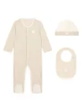 Dolce & Gabbana Kids logo-appliqué cotton gift set - Neutrals