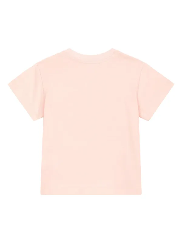 可愛すぎ◇Teddy Print Tシャツ◇Dolce & Gabbana Dolce & Gabbana Kids Teddy bear-print Cotton T-shirt | Pink