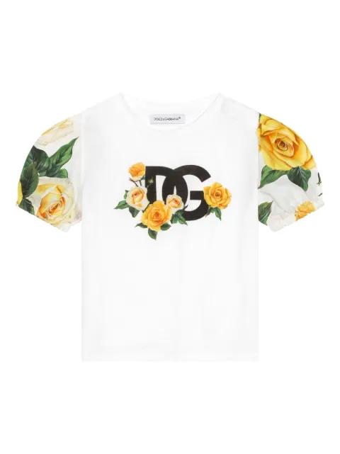 Dolce & Gabbana Kids T-shirt a fiori
