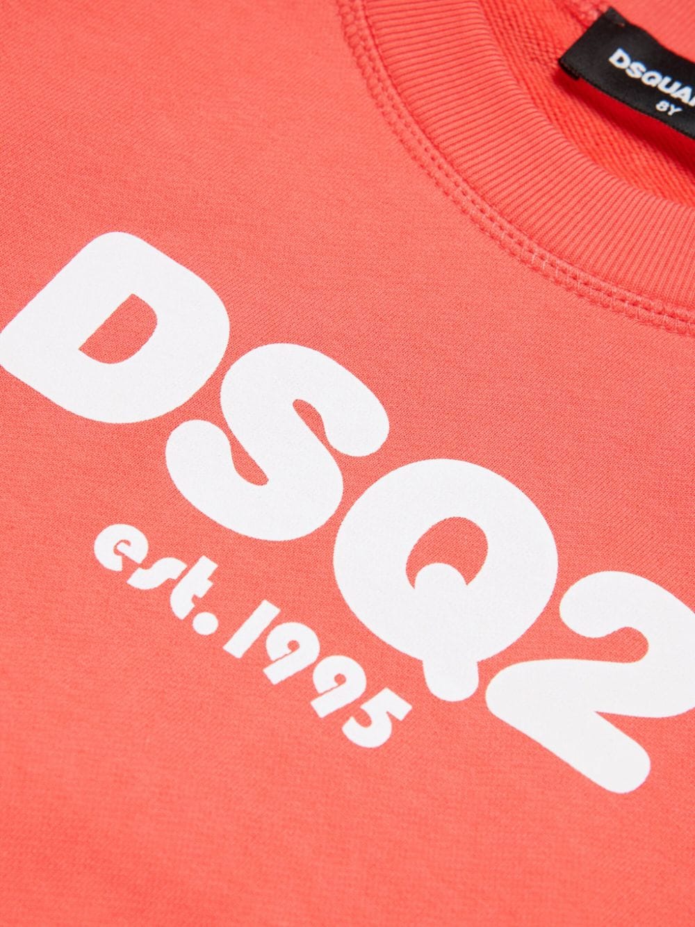 Shop Dsquared2 Logo-print Cotton Sweatshirt In Red