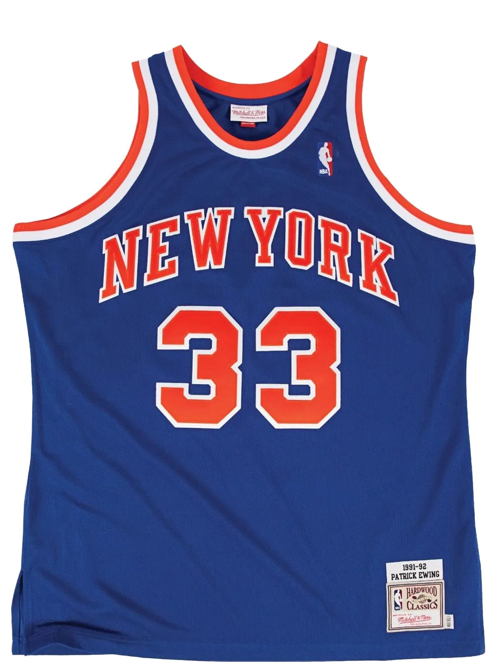 Mitchell & Ness Authentic Road "NBA NY Knicks 91 Patrick Ewing" vest Rood