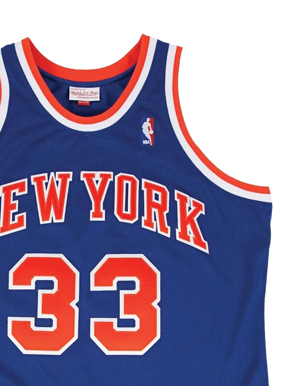 Mitchell & Ness Authentic Road NBA NY Knicks 91 Patrick Ewing vest - Rood