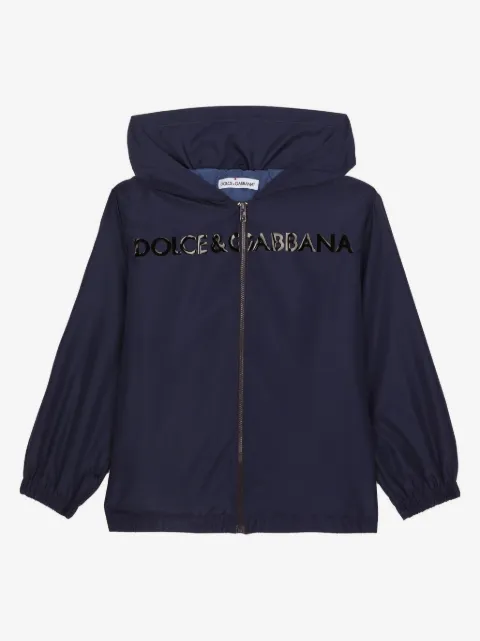 Dolce & Gabbana Kids x K-Way hooded jacket