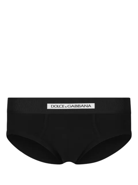 Dolce & Gabbana logo-waistband jersey trunks