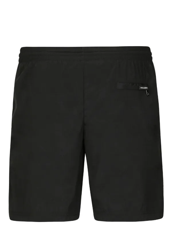 Dolce & Gabbana Bermuda De Praia Com Estampa DG | Preto | FARFETCH BR