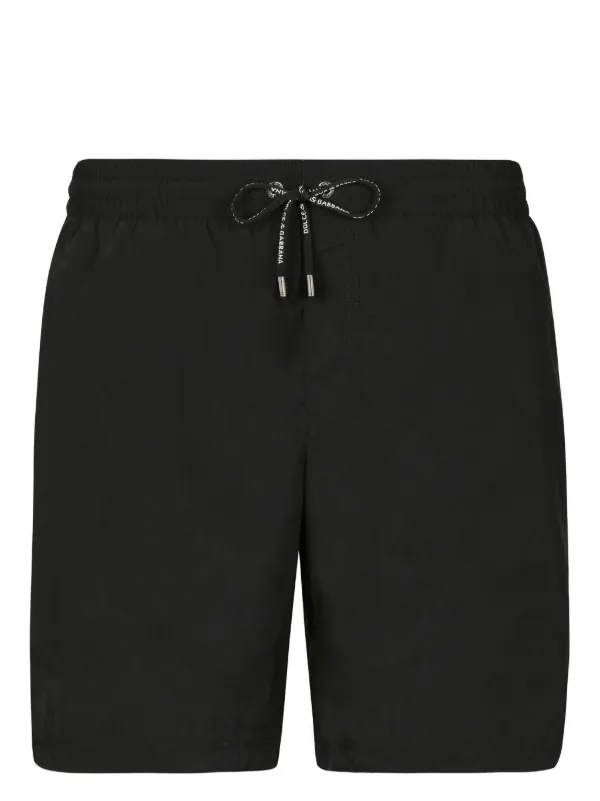 Dolce & Gabbana Bermuda De Praia Com Estampa DG | Preto | FARFETCH BR