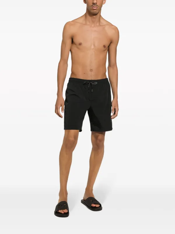 Dolce & Gabbana Bermuda De Praia Com Estampa DG | Preto | FARFETCH BR