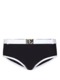 Dolce & Gabbana David logo-buckle swimming trunks - Blue