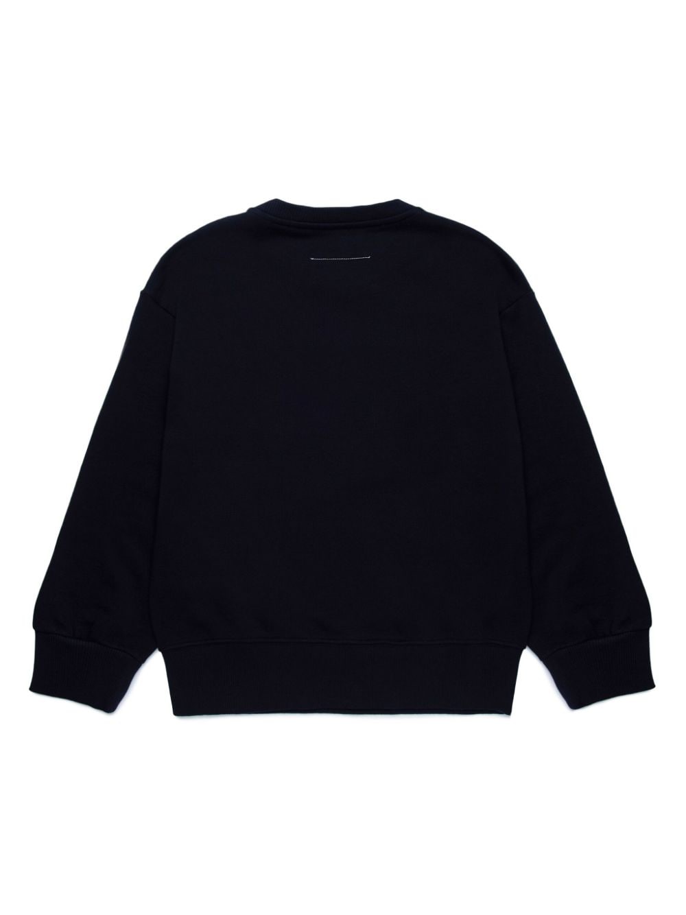 Shop Mm6 Maison Margiela Numbers-motif Cotton Sweatshirt In Black