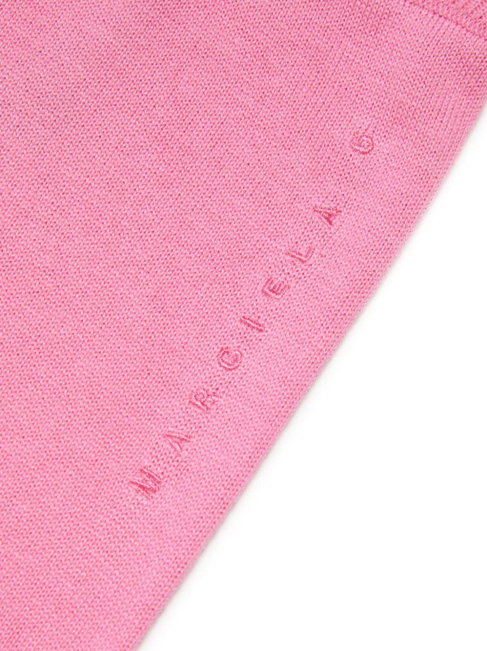 MM6 Maison Margiela Kids Trainingsbroek met geborduurd logo Roze