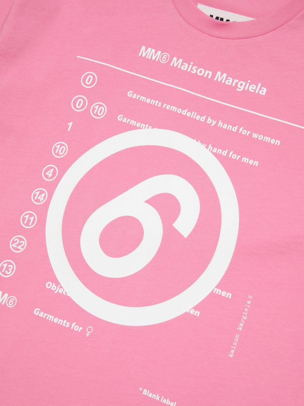 MM6 Maison Margiela Kids T-shirt met logoprint Roze