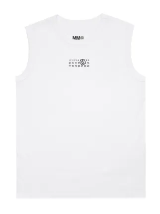 MM6 Maison Margiela Kids タンクトップ | ホワイト | FARFETCH JP