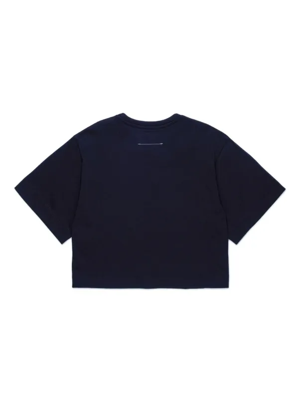 MM6 Maison Margiela Kids ロゴ Tシャツ | ブラック | FARFETCH JP