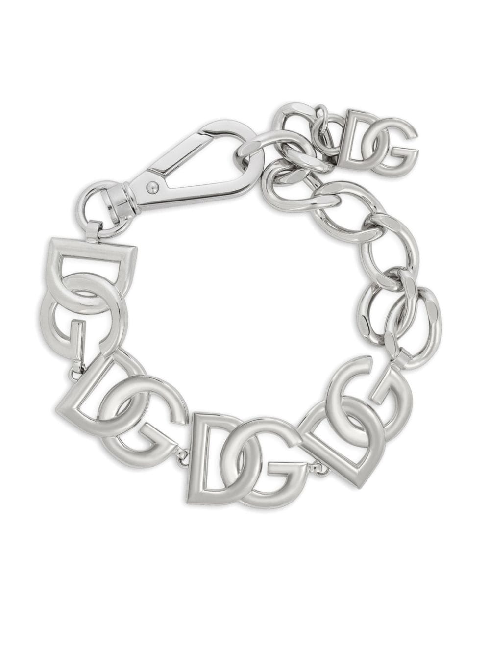 Dolce & Gabbana Logo Chain Bracelet In Silver