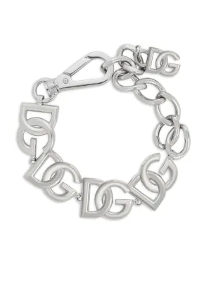 Dolce & Gabbana DG-logo fine-link Bracelet | Silver | FARFETCH RO