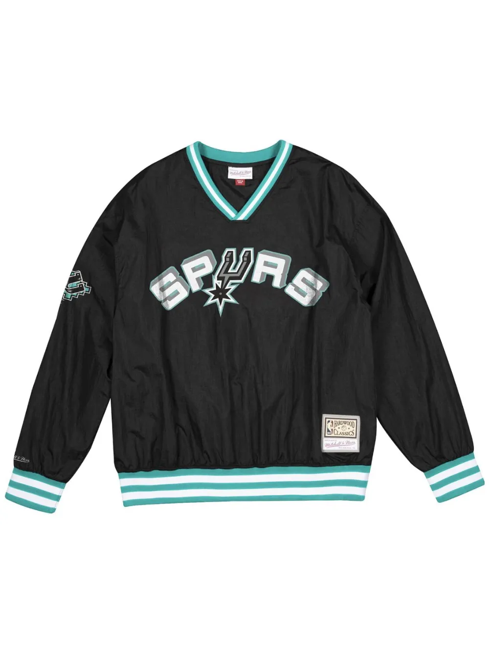 Mitchell & Ness Neon World "NBA San Antonio Spurs" pullover | Black | Image 1