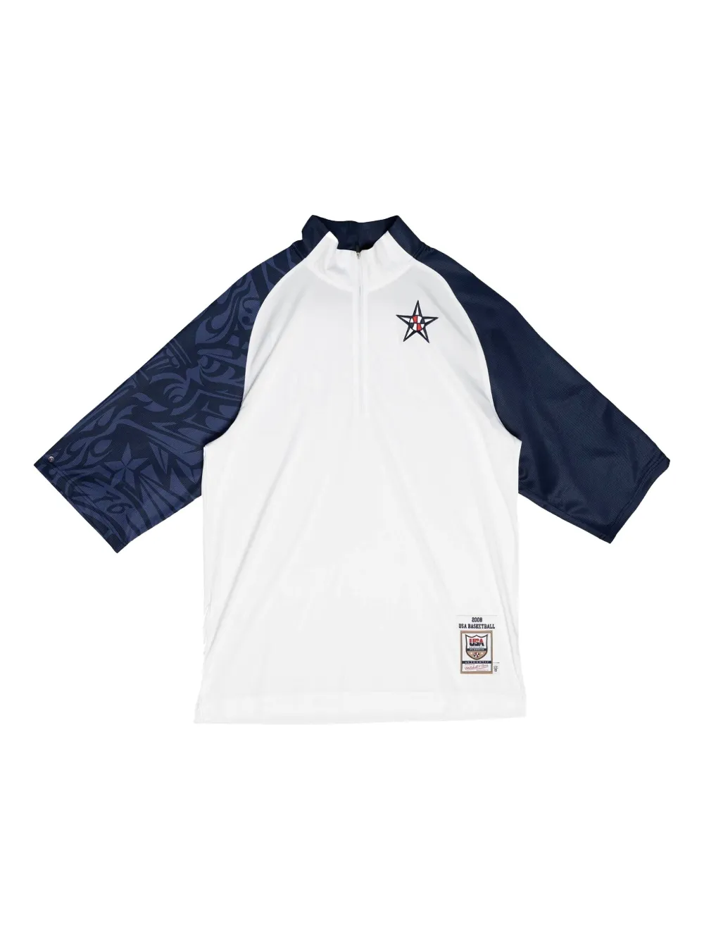 Mitchell & Ness "NBA USA 2008" basketball shooting shirt | White | Image 1