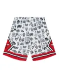 Mitchell & Ness x NBA Chicago Bulls 1997 Doodle Swingman shorts - White
