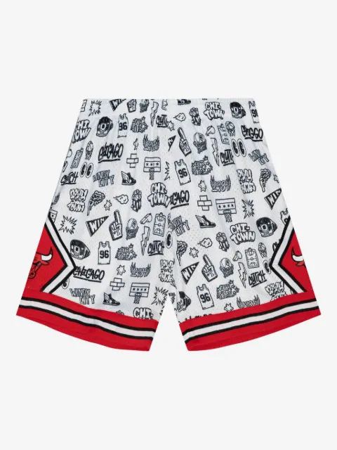 Mitchell & Ness x NBA Chicago Bulls 1997 Doodle Swingman shorts