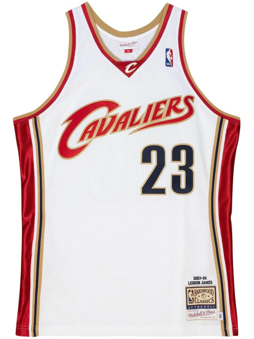 Mitchell & Ness "NBA Cleveland Cavaliers 03 LeBron James" authentic jersey | White | Image 1