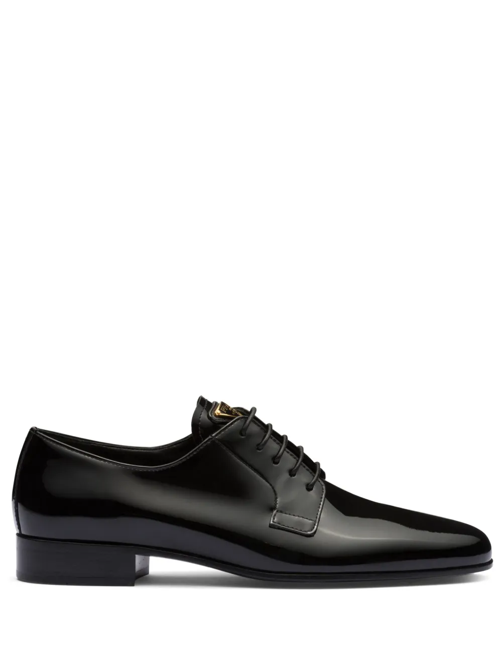 Prada Triangle logo-appliqué Oxford Shoes - Farfetch