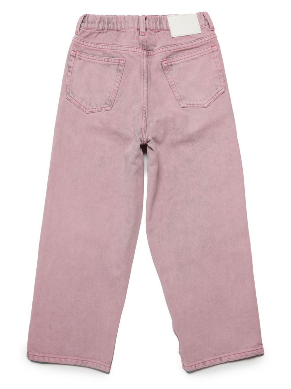 MM6 Maison Margiela Kids Jeans met wijde pijpen - Roze