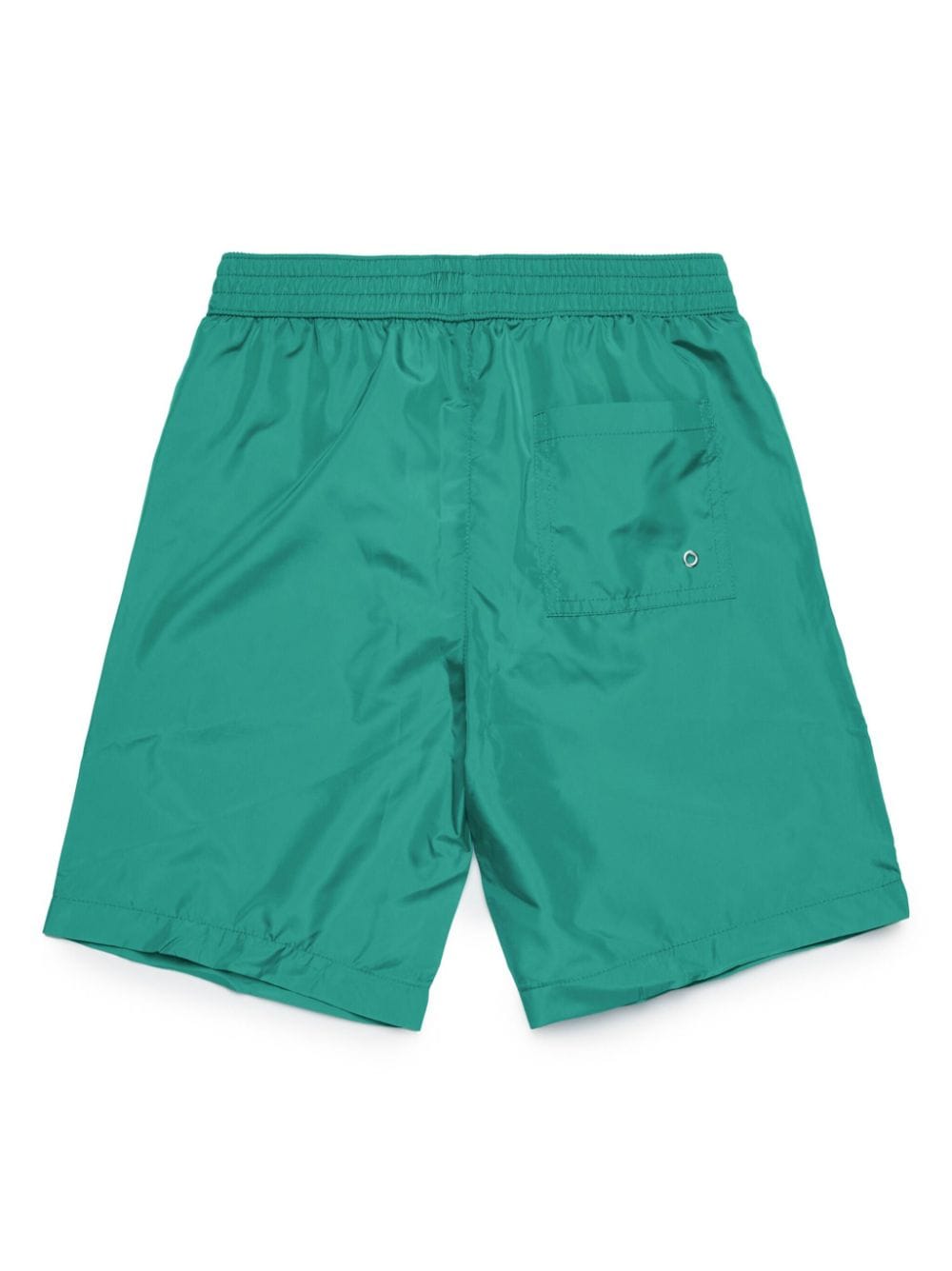 Marni Kids logo-print swim shorts - Groen