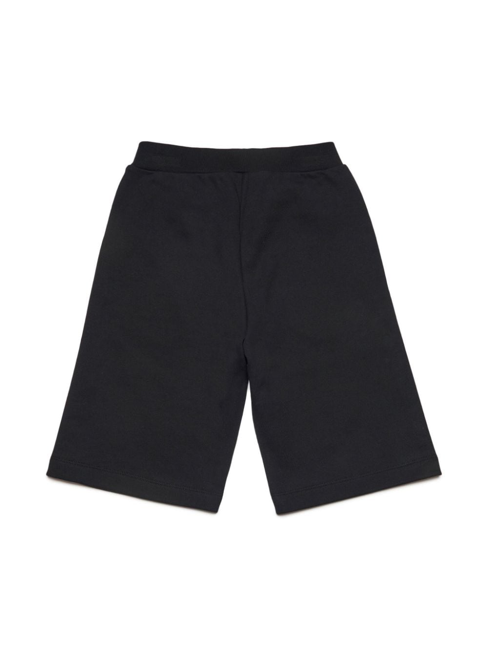 Shop Marni Logo-print Cotton Shorts In Black