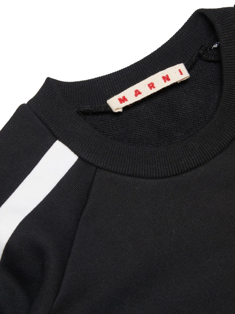 Marni Kids Sweater met logoprint Zwart