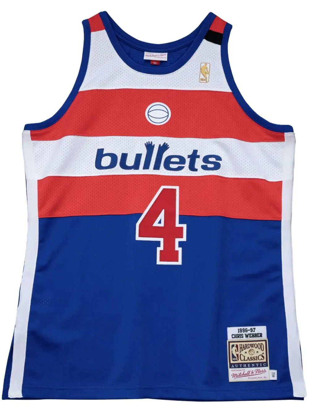Mitchell & Ness maillot Authentic 'NBA Washington Bullets 96-97 Chris Webber' | bleu | Image 1