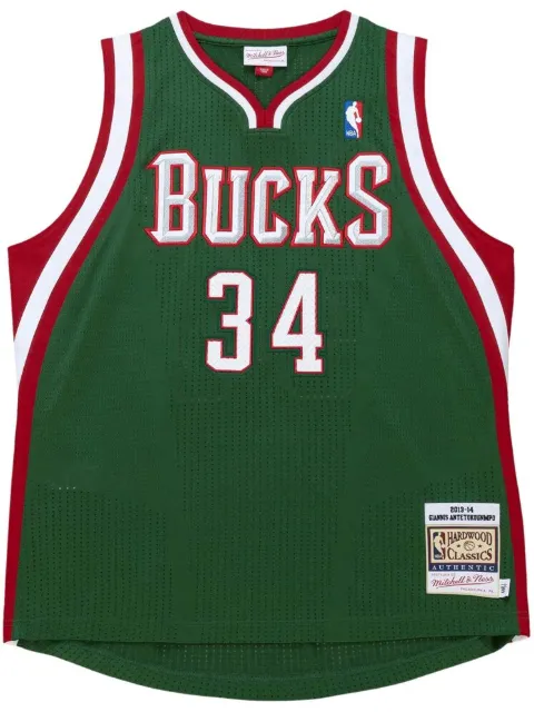 Mitchell & Ness  "NBA Milwaukee Bucks 2013 Giannis Antetokounmpo" basketball jersey