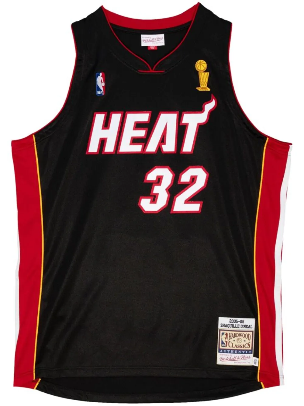 Mitchell & Ness "NBA Heat 05-06 Shaquille O'Neal" basketball jersey | Black | Image 1