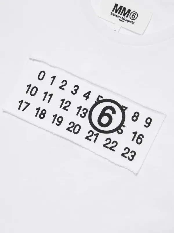 MM6 - 【訳あり】MM6 ロゴTシャツ ホワイト 14Yの通販 by noa's
