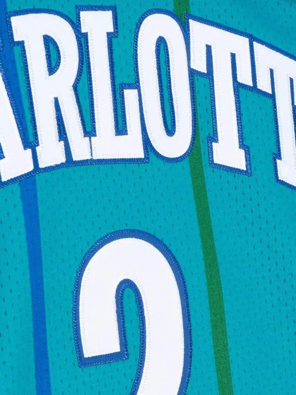 Mitchell & Ness NBA 샬럿 호네츠 92 래리 존슨 어센틱 로드 저지 탑 | 티셔츠 | Image 2