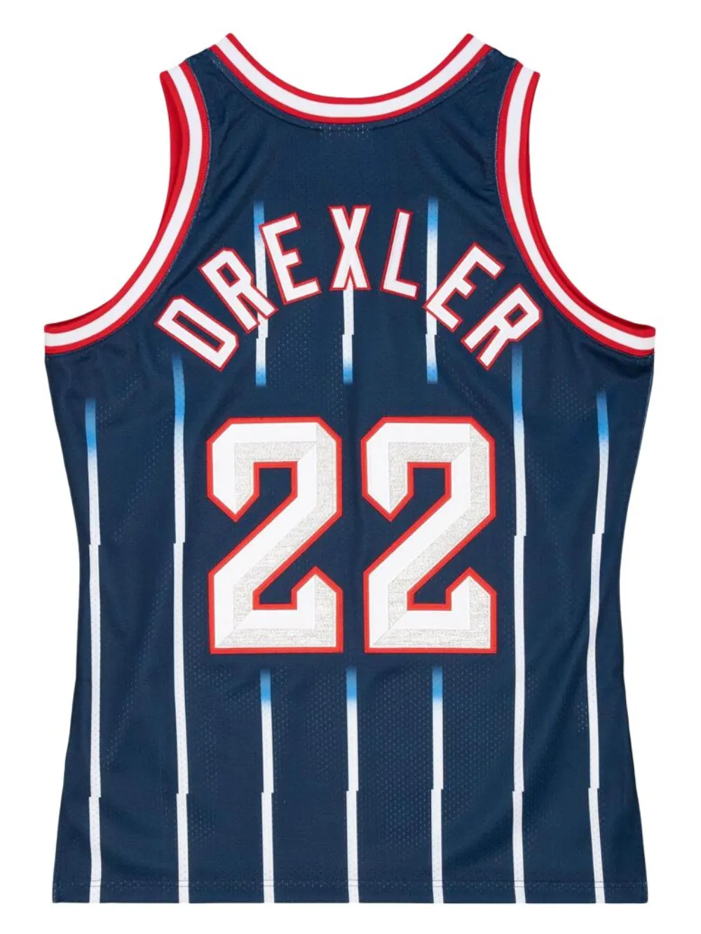 Mitchell & Ness "NBA Houston Rockets 96 Clyde Drexler" authentieke road jersey Blauw