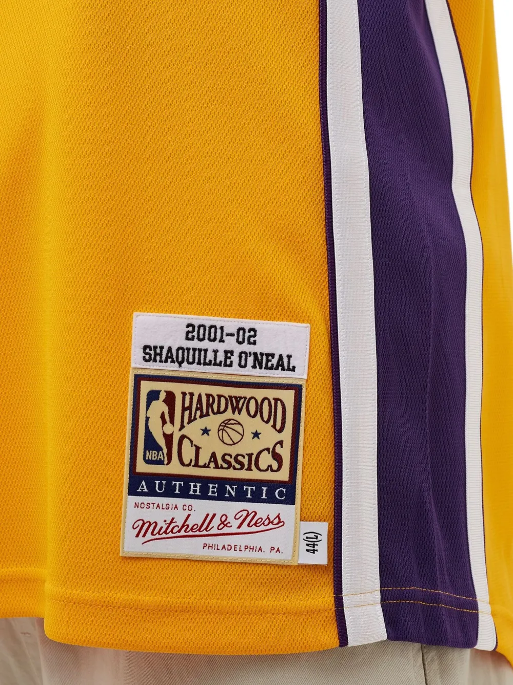 Mitchell & Ness x La Lakers spencer met logoprint Geel