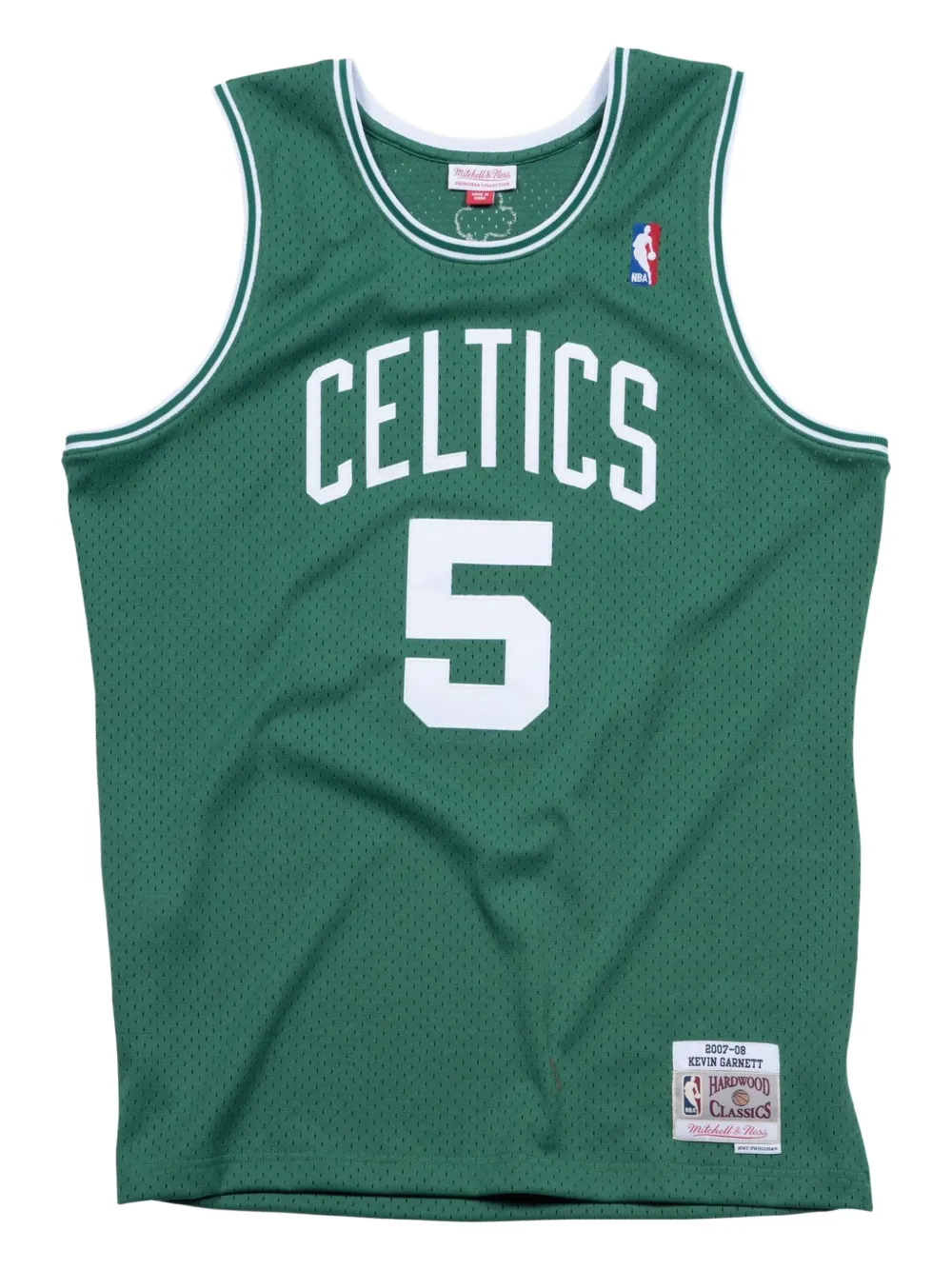 Mitchell & Ness "nba Boston Celtics Road 2007 Kevin Garnett" Swingman Jersey In Green