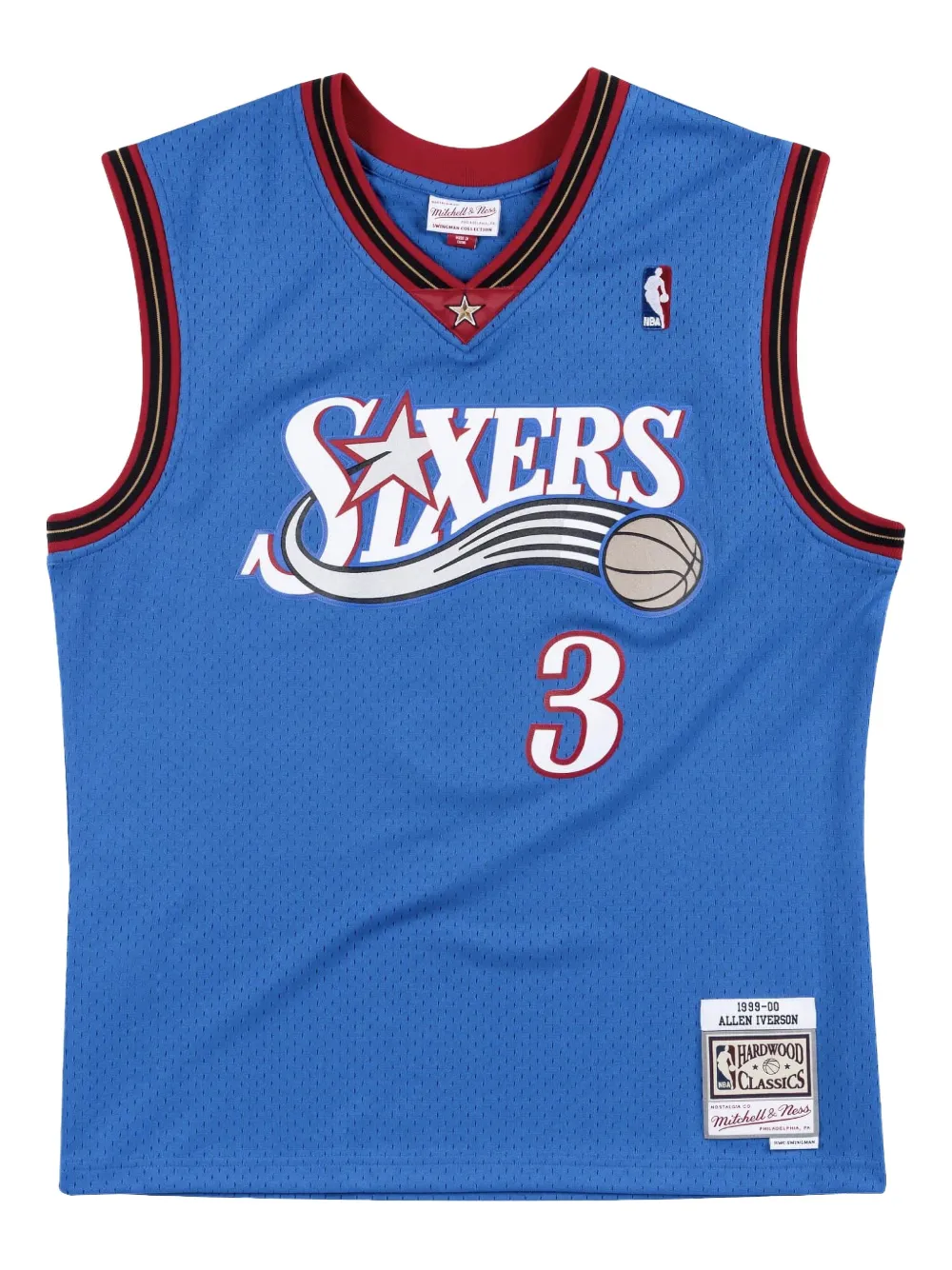 Mitchell & Ness camiseta Allen Iverson Swingman Alternate 2000 en colaboración con NBA | azul | Image 1