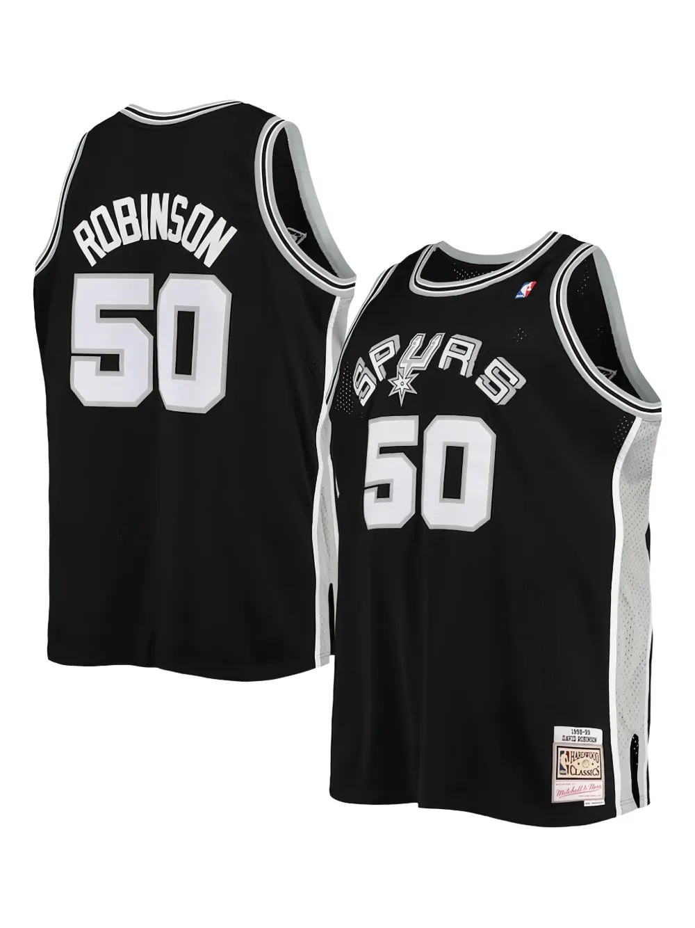 Mitchell & Ness "nba Spurs 98-99 David Robinson" Swingman Jersey In Black