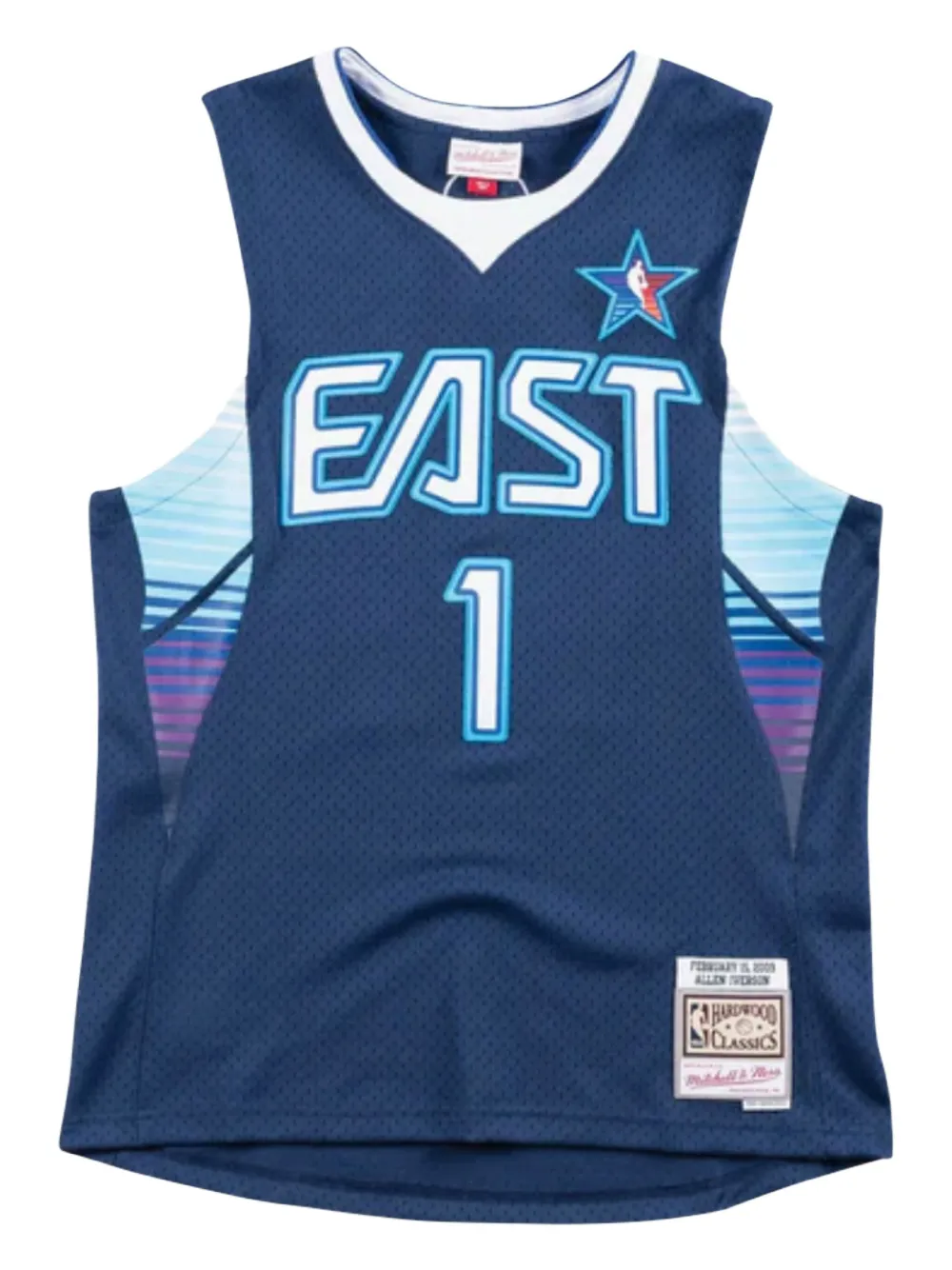Mitchell & Ness Allen Iverson 2009 NBA All-Star swingman tank top - Blauw