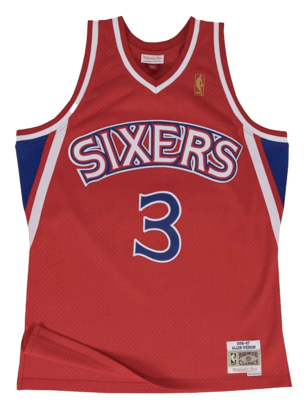 Mitchell & Ness camiseta 76ers 96 Allen Iverson Swingman Road en colaboración con NBA | rojo | Image 1