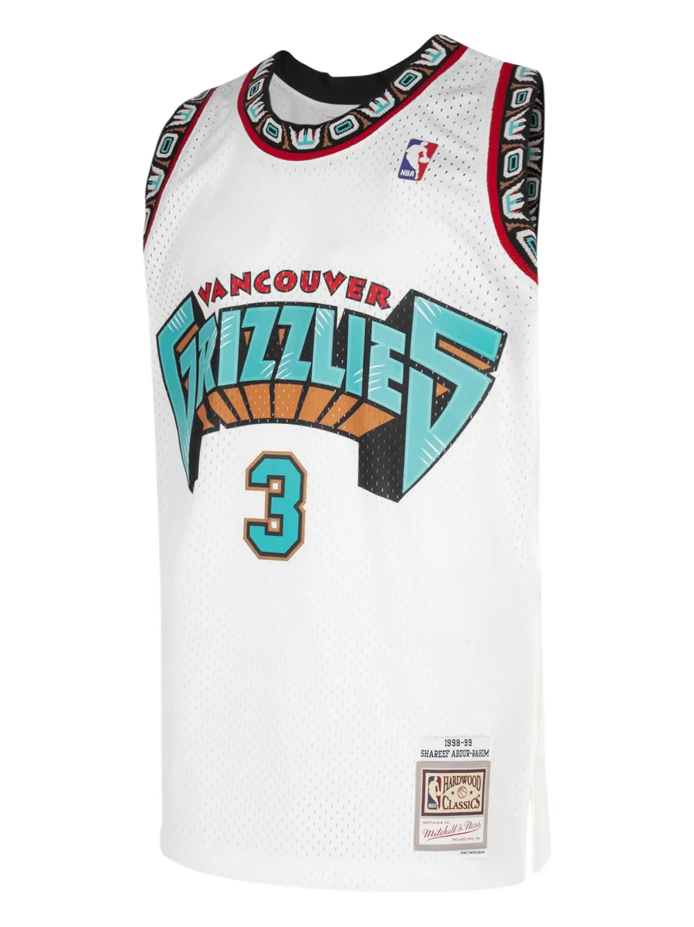 Mitchell & Ness x NBA 98 Grizzlies Shareef Abdur-Rahim Swingman Home tanktop - Wit